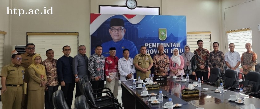Rektor UHTP dan Plt Kepala LLDIKTI XVII Audiensi Bersama Gubernur Riau