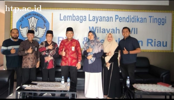 Ketua Yayasan dan Rektor Universitas Hang Tuah Pekanbaru Berkunjung KeLLDIKTI Wilayah XVII