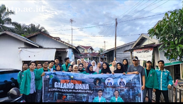 Peduli Terhadap Warga Terdampak Banjir, BEM UHTP Salurkan Bantuan