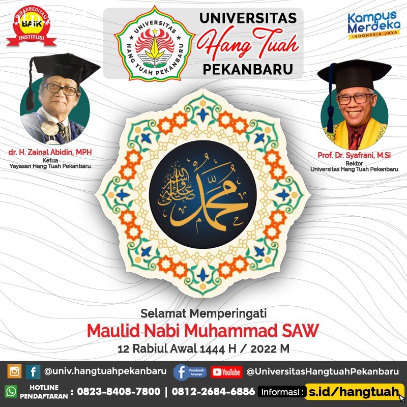 Selamat Mempeingati Maulid Nabi Muhammad SAW 12 Rabiul Awal 1444 / 2022 M 