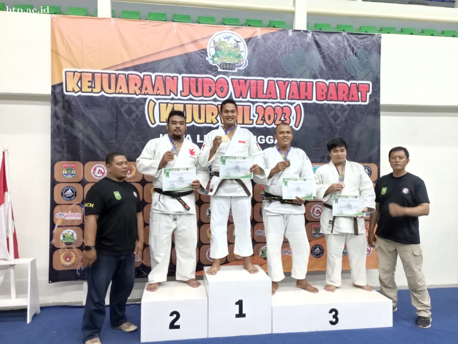 Agus Diansyah Putra, Mahasiswa Prodi S1 Hukum UHTP Juara 1 Kejuaraan Judo Nasional