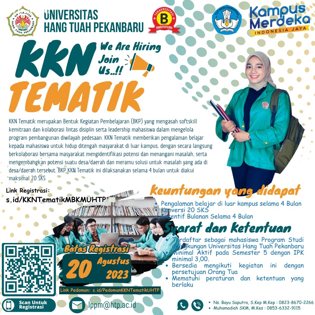 Dibuka Pendaftaran KKN Tematik - Bina Desa Universitas Hang Tuah Pekanbaru