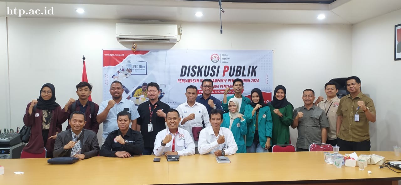 Mahasiswa Prodi Ilmu Komunikasi UHTP Hadir Sebagai Peserta Diskusi Publik Di KPID Riau 