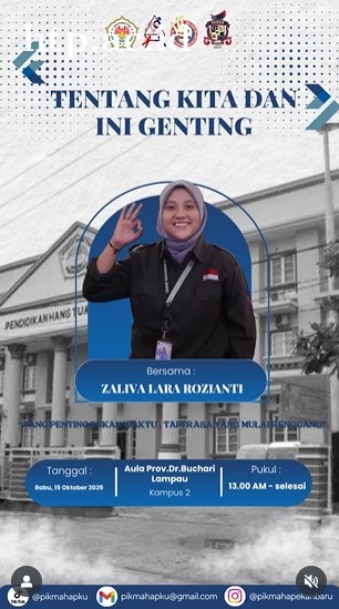 PIK MAHA UHTP dan BKKBN Provinsi Riau Gelar Edukasi Remaja Tentang Kita dan Ini Genting : Remaja Hebat, Generasi Cerdas yang Berencana