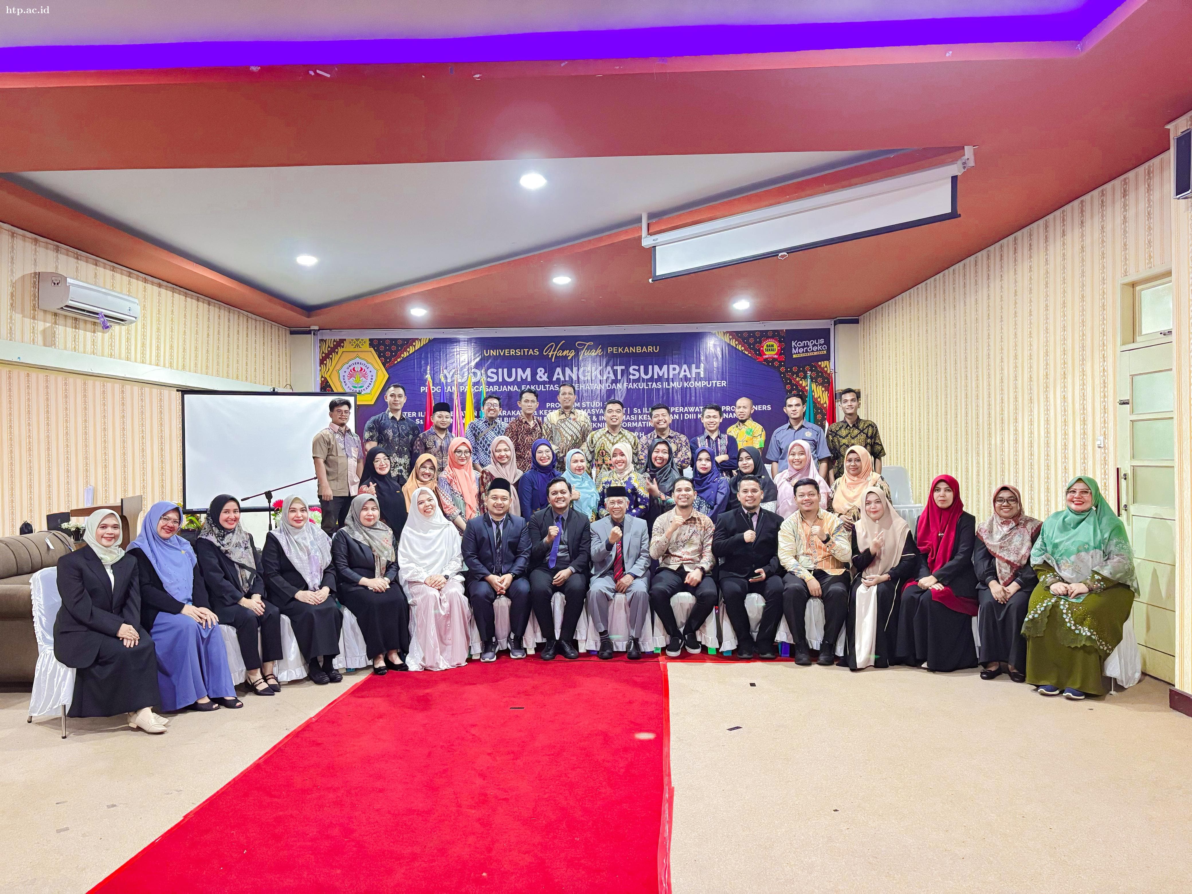Yudisium dan Angkat Sumpah Universitas Hang Tuah Pekanbaru periode Mei 2025 