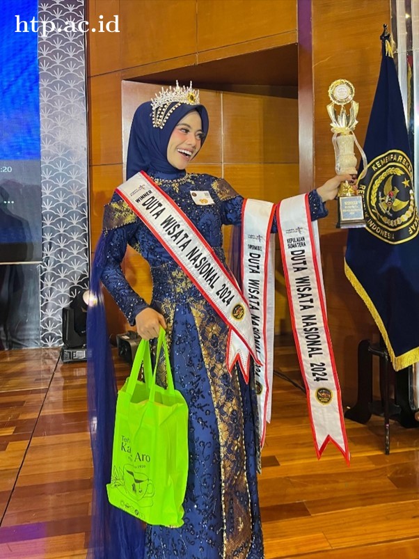 Dwi Lestari, Mahasiswi Universitas Hang Tuah Pekanbaru terpilih jadi Duta Wisata Nasional 2024