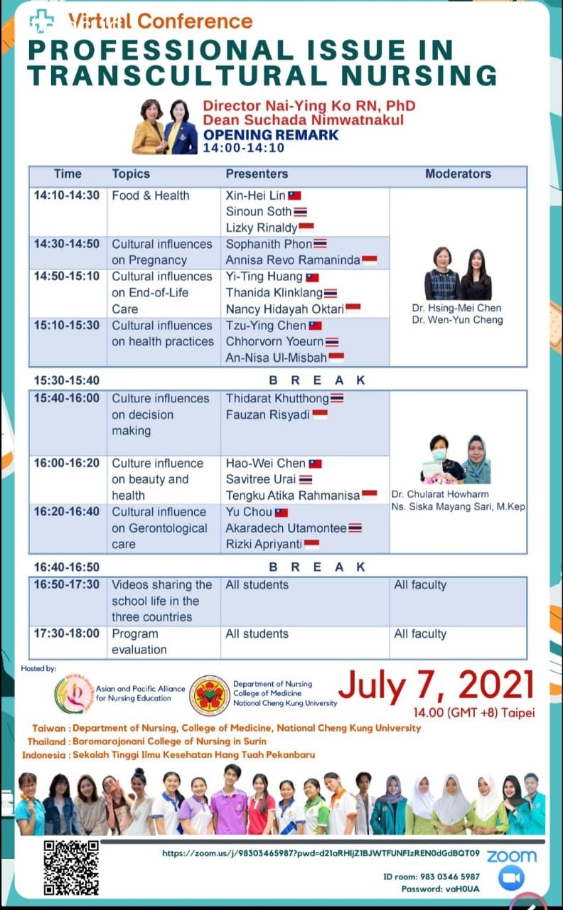 Mahasiswa Keperawatan STIKes Hang Tuah Pekanbaru menjadi Presenter di konferensi internasional