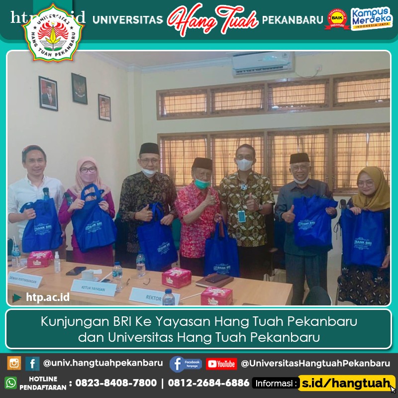Kunjungan BRI ke Yayasan Hang Tuah Pekanbaru dan Universitas Hang Tuah Pekanbaru