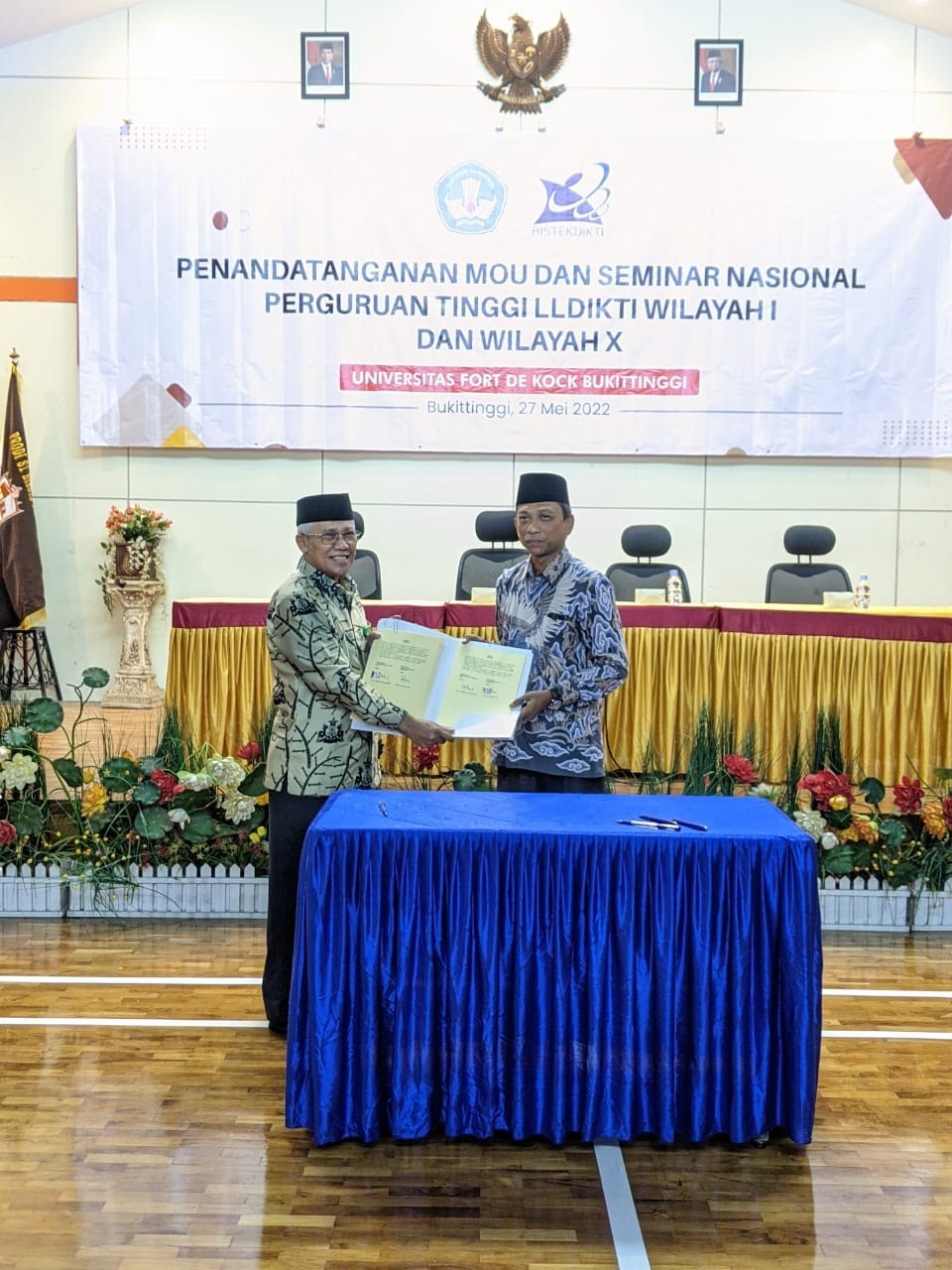 UHTP mendapat Kesempatan untuk MoU dengan Pergururan Tinggi Swasta Wilayah I dan X