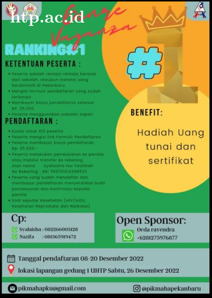 Rangking 1 Tahun 2022 - Genre Vaganza PIKMAHA