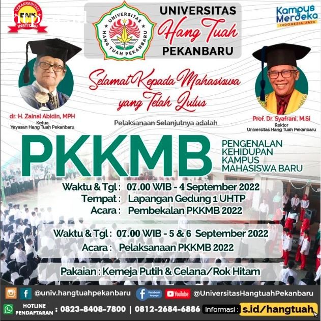 Pengumuman PKKMB 2022